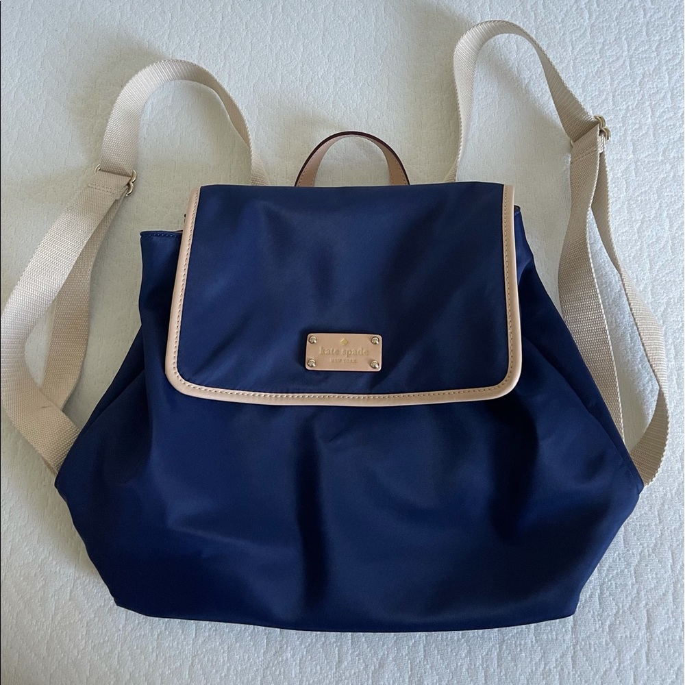 Navy Kate Spade Backpack
